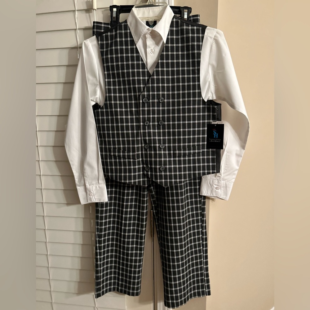 Steve Harvey Young Kings 3-Piece Vest Set (Boys)